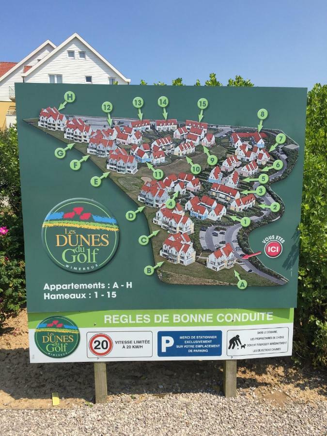 Les Dunes Du Golf First Line Sea View App Block B 1-3 Wimereux Eksteriør bilde